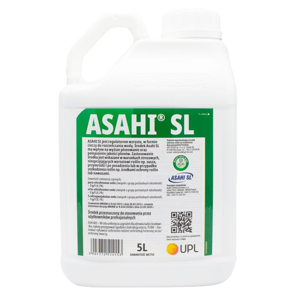 Asahi SL 5 L – biostymulator dla profesjonalnych upraw