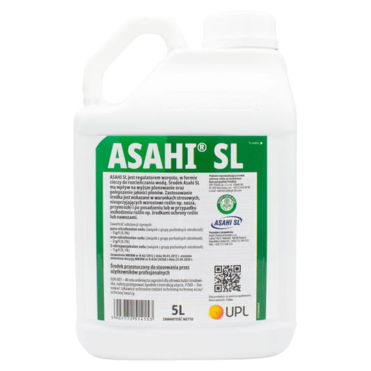 Asahi SL 5 L – biostymulator dla profesjonalnych upraw