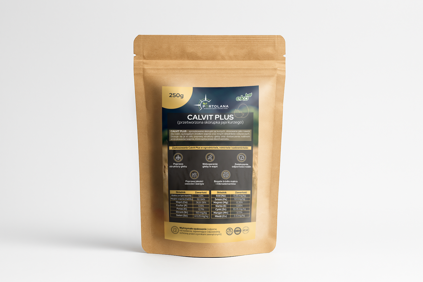 CALVIT PLUS 2,5 kg – naturalny nawóz organiczny ze skorupek jaj