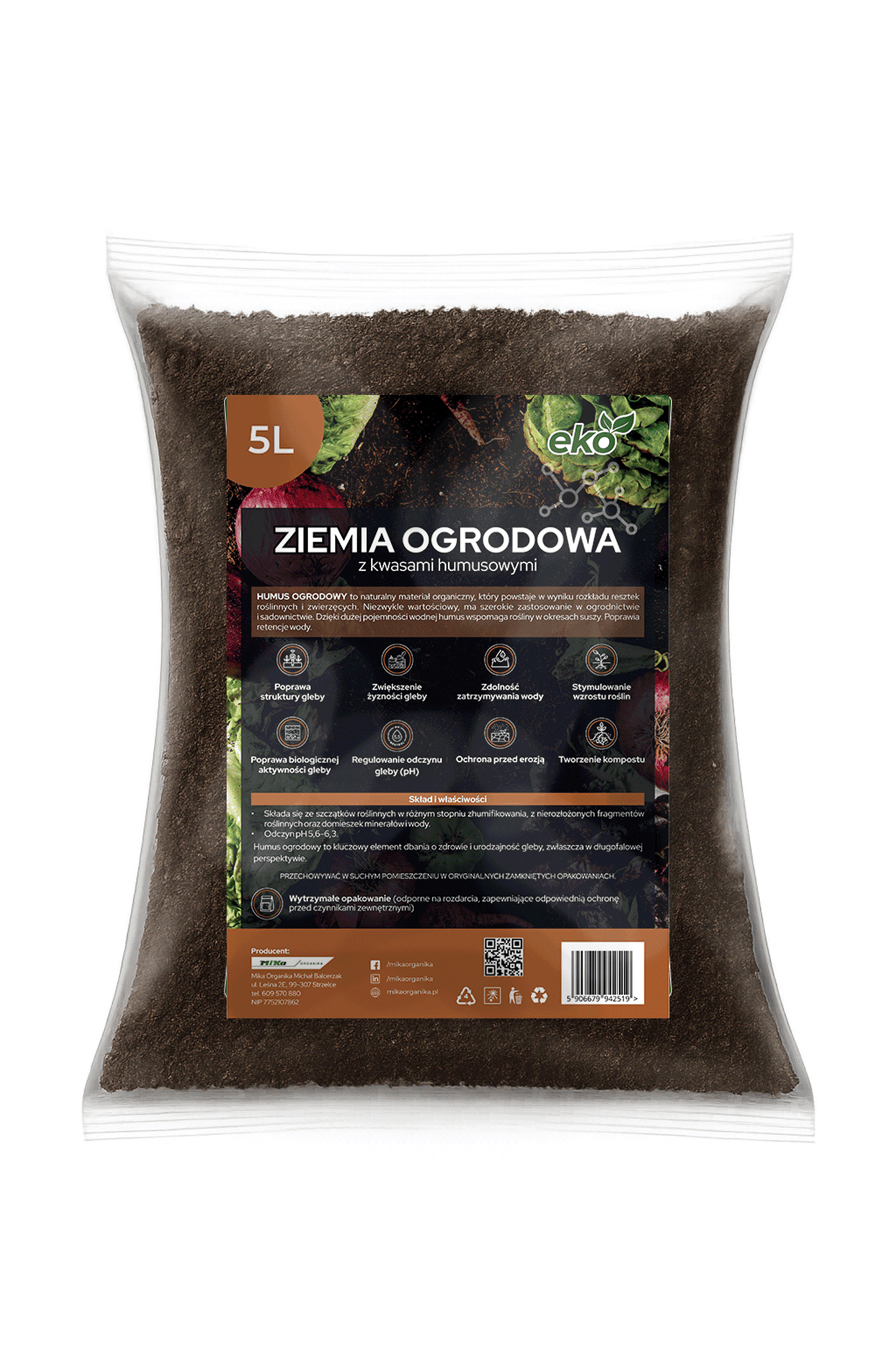 Ziemia ogrodowa 5 L